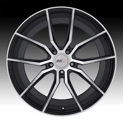 Cray Spider Machined Gloss Black Custom Corvette Wheels 3